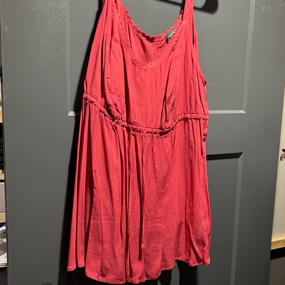 Torrid Babydoll Tank, Size 1, Drawstring waist